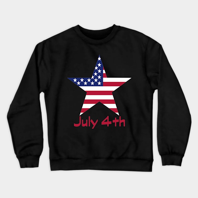 July 4th Crewneck Sweatshirt by Designzz